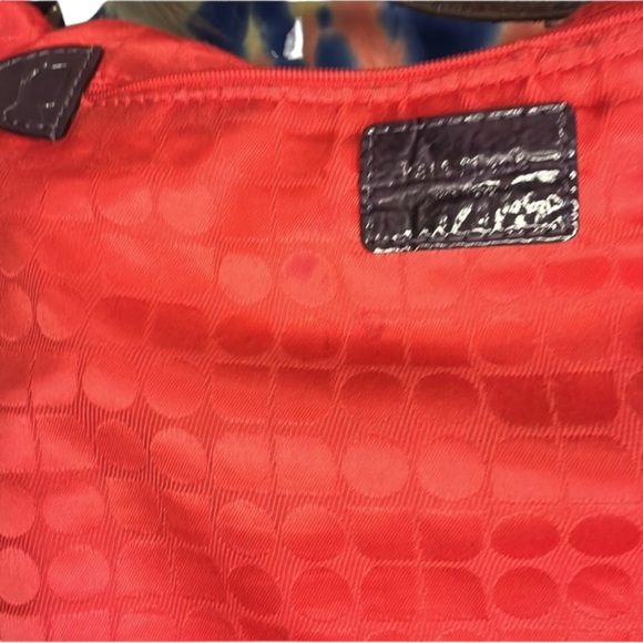 Kate Spade GUC+ Purple Croc Embossed Patent Leather Noelle Shoulder Bag - Picture 7 of 14